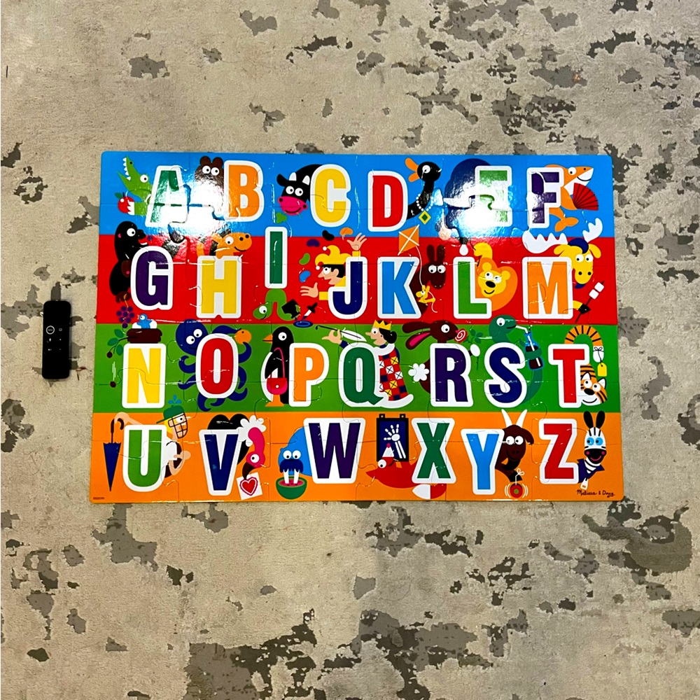 Large Alphabet Floor Puzzle